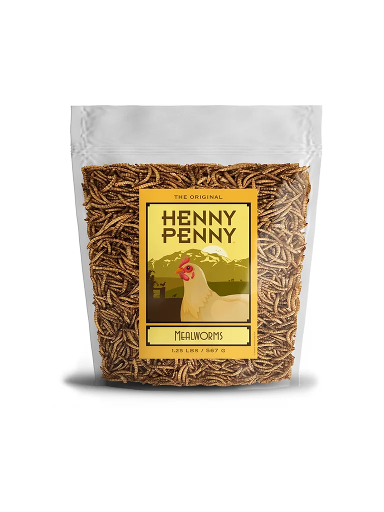 Henny Penny Mealworms 6/1.25lb - Volkman Pet Products